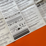 Letraset international type chart (1970s)