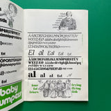 Letraset Tongue-Twisters: 1980-81 Letraset Range Improvement