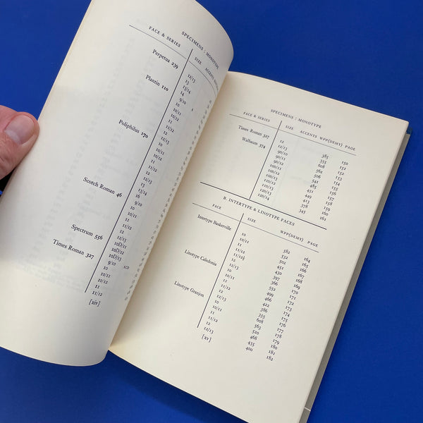 Linotype Intertype The Western type book : analysed specimens of monotype, linotype and i ...