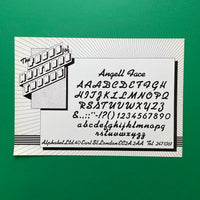 Alphabet presents 'The Faces of Whitmore-Thomas' [Specimen Sheets]