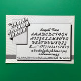 Alphabet presents 'The Faces of Whitmore-Thomas' [Specimen Sheets]