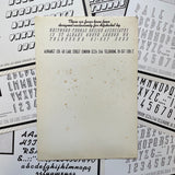 Alphabet presents 'The Faces of Whitmore-Thomas' [Specimen Sheets]