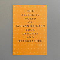 The Aesthetic World of Jan van Krimpen, Book designer and Typographer. Buy and sell the best typography books, journals, magazines and posters with The Print Arkive.