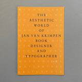 The Aesthetic World of Jan van Krimpen, Book designer and Typographer. Buy and sell the best typography books, journals, magazines and posters with The Print Arkive.