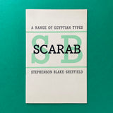 SB Scarab: A Range of Egyptian Types. Buy and sell the best type specimen books, journals, magazines and posters with The Print Arkive.