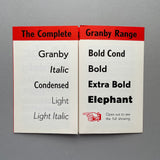 Stephenson Blake: The Granby Sans Types (1950)