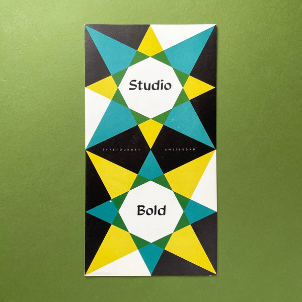 Typefoundry Amsterdam: Studio Bold (1954). Buy and sell the best type specimen books, journals, magazines and posters with The Print Arkive.