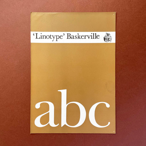 abc, ’Linotype’ Baskerville (1965). Buy and sell the best type specimen books, journals, magazines and posters with The Print Arkive.