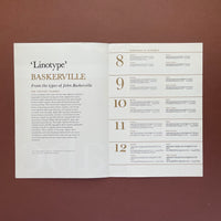 abc, ’Linotype’ Baskerville (1965)