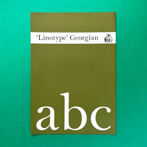 abc, ’Linotype’ Georgian (1965). Buy and sell the best type specimen books, journals, magazines and posters with The Print Arkive.