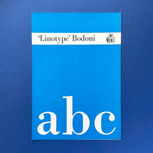 abc, ’Linotype’ Bodoni (1967). Buy and sell the best type specimen books, journals, magazines and posters with The Print Arkive.