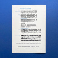 abc, ’Linotype’ Bodoni (1967)