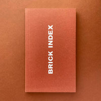 Brick Index. Buy and sell the best graphic design books, journals, magazines and posters with The Print Arkive.
