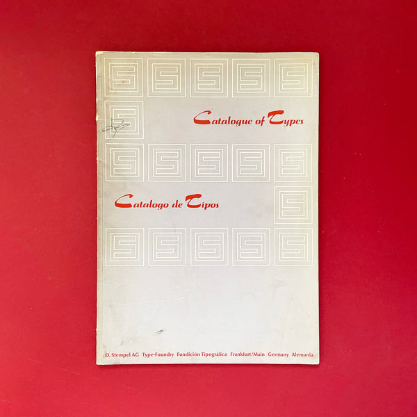 Catalogue of Types: Types on Anglo-American point system. Buy and sell the best graphic design books, journals, magazines and posters with The Print Arkive.
