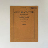 Cast Brass Type: Bookbinders, Handle Letters, Finishing Tools and Typeholders. Buy and sell the best graphic design books, journals, magazines and posters with The Print Arkive.