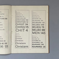 Cast Brass Type: Bookbinders, Handle Letters, Finishing Tools and Typeholders