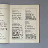 Cast Brass Type: Bookbinders, Handle Letters, Finishing Tools and Typeholders