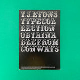 T.J.Lyons Type Collection Obtainable from Conways (Pentagram). Buy and sell the best type specimen books, journals, magazines and posters with The Print Arkive.