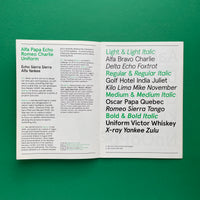 Aperçu / Colophon Foundry [type specimen]