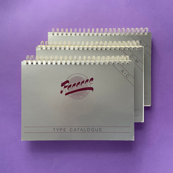 Panache: Type Catalogue. Buy and sell the best graphic design books, journals, magazines and posters with The Print Arkive.
