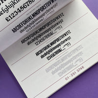 Panache: Type Catalogue