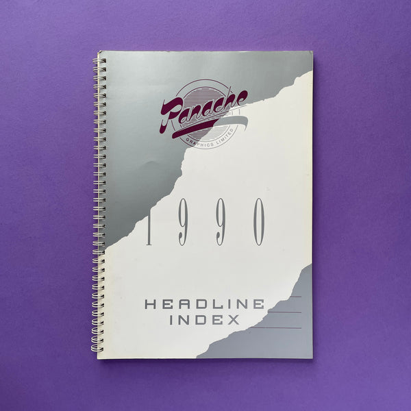 Panache: Headline Index. Buy and sell the best graphic design books, journals, magazines and posters with The Print Arkive.