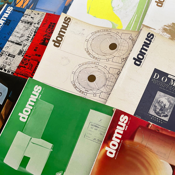 DOMUS. Rivista di architettura arredamento arte. Shop with The Print Arkive for the best books, magazines and posters on graphic design, graphic arts, etc.