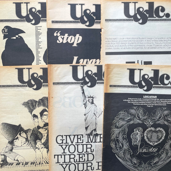 U&lc: International Journal of Typographics. Buy and sell the best graphic design books, journals, magazines and posters with The Print Arkive.