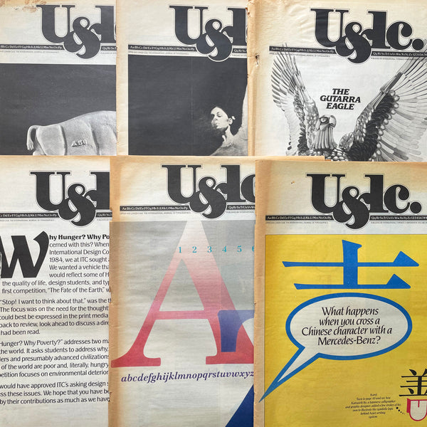U&lc: International Journal of Typographics. Buy and sell the best graphic design books, journals, magazines and posters with The Print Arkive.