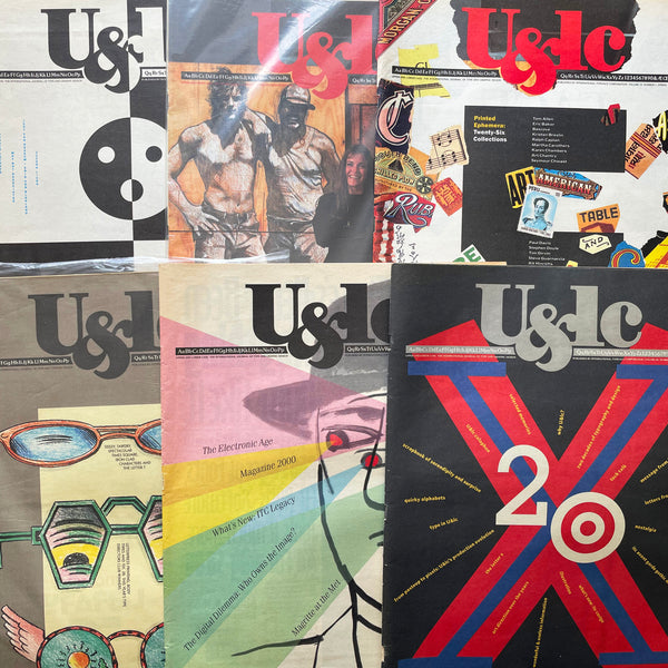 U&lc: International Journal of Typographics. Buy and sell the best graphic design books, journals, magazines and posters with The Print Arkive.