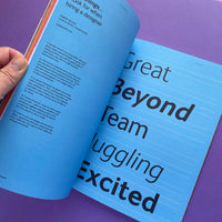 TypeNotes #2: A journal dedicated to typography & graphic design