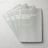 Composition Reference Sheets - 'Monotype' Helvetica, Univers, Bembo