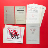 London College of Printing, Monotype & Linotype technical, specimen and study booklets [Bundle]