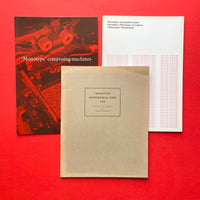 London College of Printing, Monotype & Linotype technical, specimen and study booklets [Bundle]