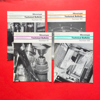 Monotype Technical Bulletin 1963-1967 [x16 Issues]