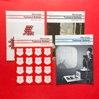 Monotype Technical Bulletin 1963-1967 [x16 Issues]