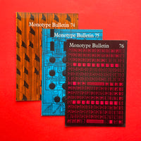 Monotype Bulletin 1968-1973 [x12 Issues]