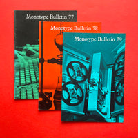 Monotype Bulletin 1968-1973 [x12 Issues]