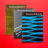 Monotype Bulletin 1968-1973 [x12 Issues]