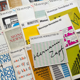 "Monotype Newsletter, a vintage 1950s magazine, showcases typography trends, printing innovations, and design inspiration, offering timeless insights for enthusiasts and professionals.
. Buy and sell the best graphic design books, journals, magazines and posters with The Print Arkive."