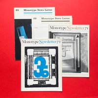 Monotype Newsletter 1960-1972 [x26 Issues]
