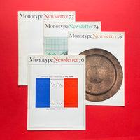 Monotype Newsletter 1960-1972 [x26 Issues]