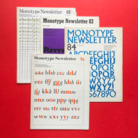 Monotype Newsletter 1960-1972 [x26 Issues]