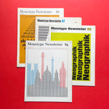 Monotype Newsletter 1960-1972 [x26 Issues]