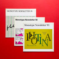 Monotype Newsletter 1960-1972 [x26 Issues]