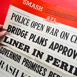 APL Linotype - Sets You Free… [Specimen Broadsheet]