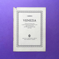‘Monotype’ Venezia type specimen. Buy and sell the best graphic design books, journals, magazines and posters with The Print Arkive.