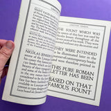 ‘Monotype’ Venezia [Type Specimen]