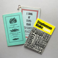 Stephenson Blake types, electros and casts [Bundle]. Buy and sell the best graphic design books, journals, magazines and posters with The Print Arkive.