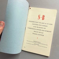 Stephenson Blake types, electros and casts [Bundle]